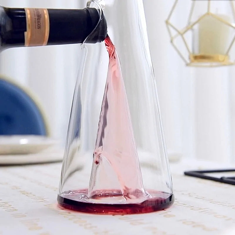 PoshVino™ Transparent Wine Decanter | Elevate Your Hosting with Elegance