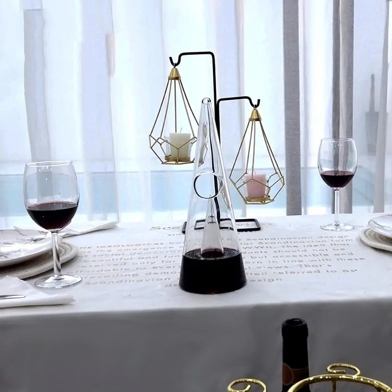 PoshVino™ Transparent Wine Decanter | Elevate Your Hosting with Elegance