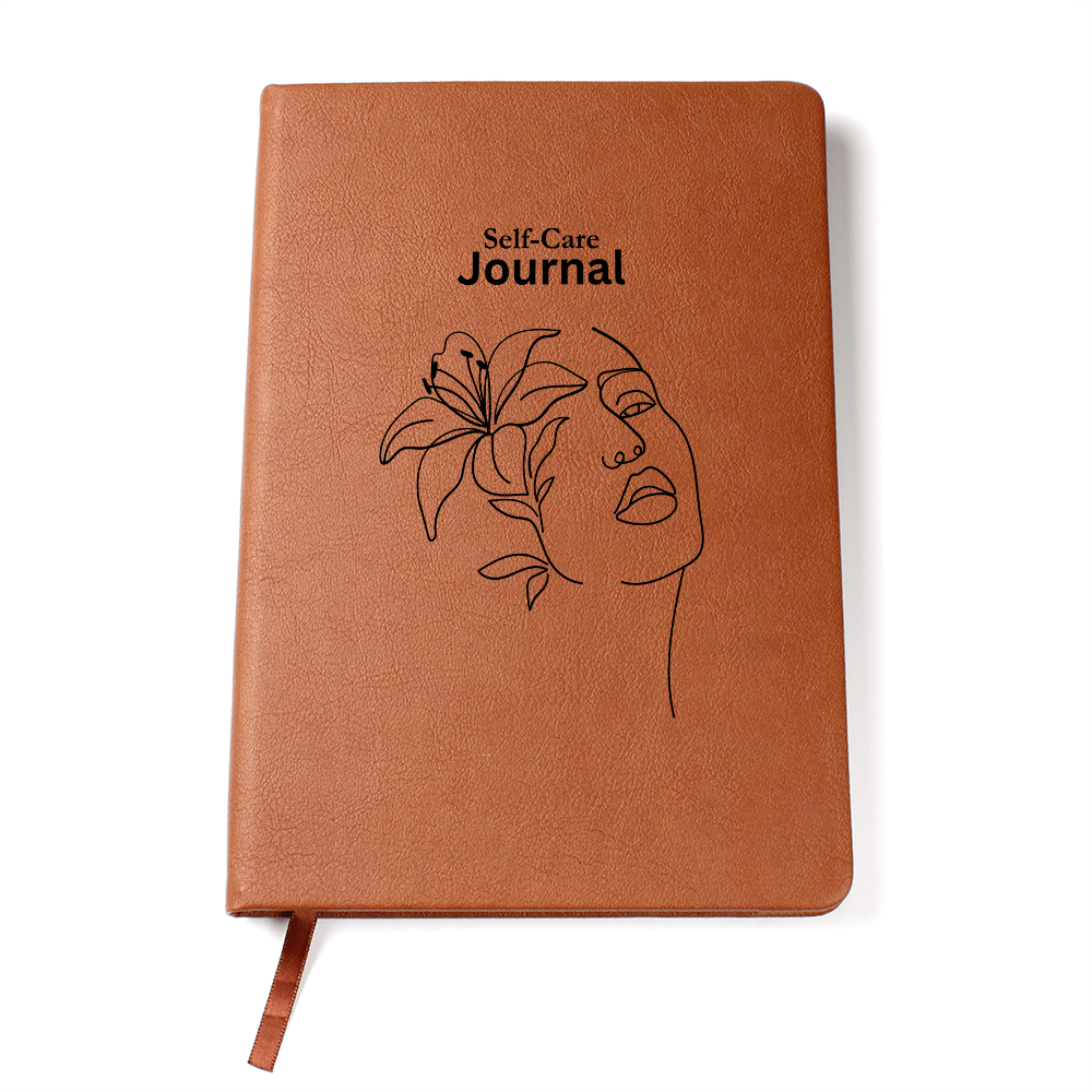 PoshInspire™ Self-Care Vegan Leather Journal | Custom Printed and Lightweight