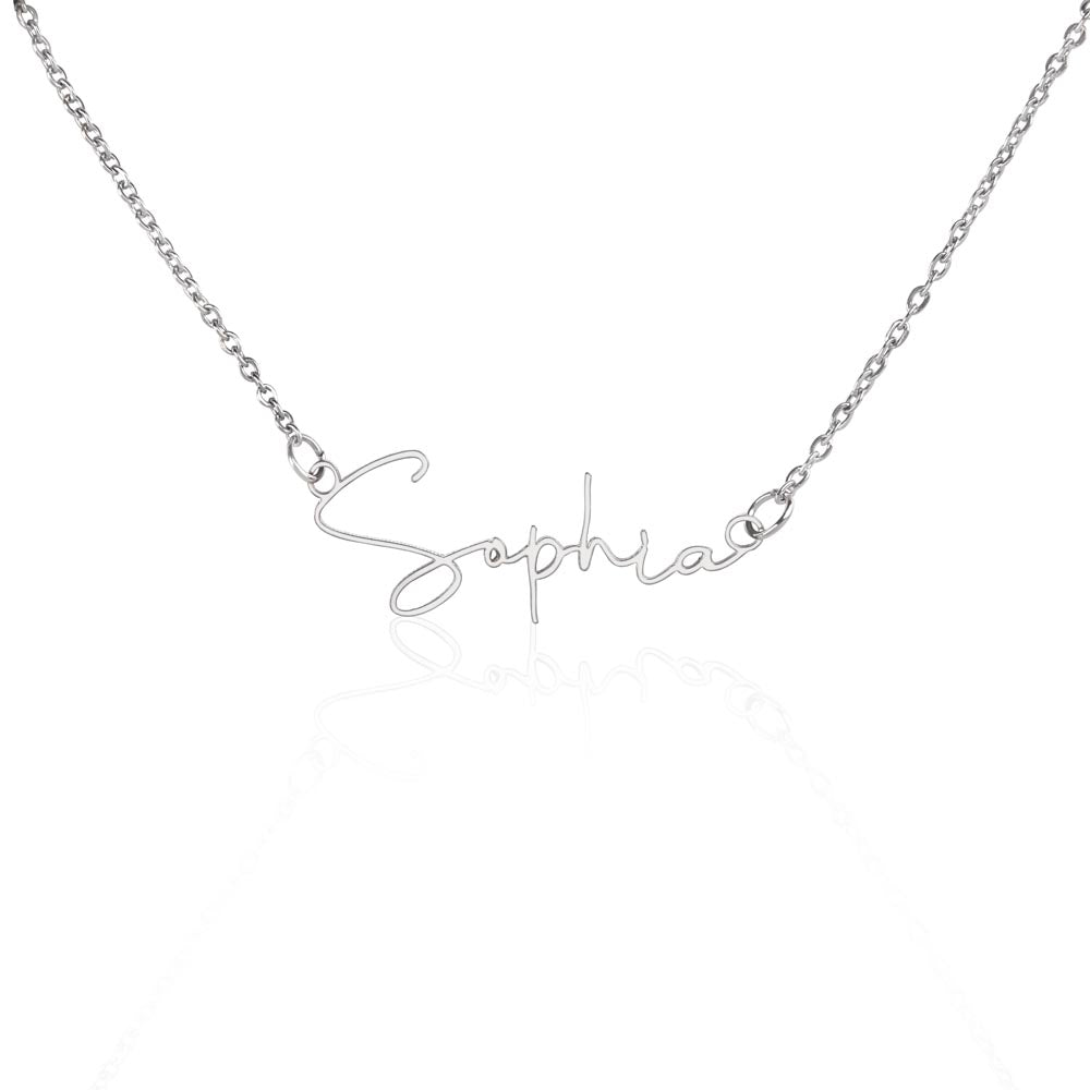 PoshShimmer™ Signature Name Necklace | Personalized Jewelry for Every Occasion