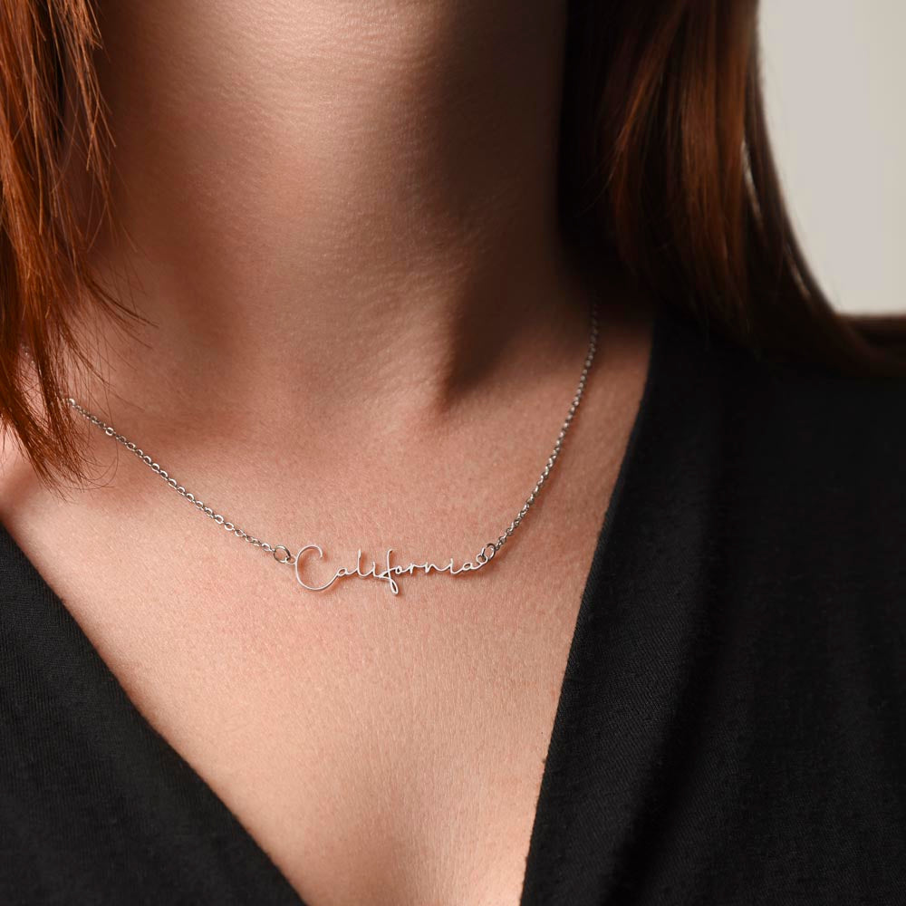 PoshShimmer™ Signature Name Necklace | Personalized Jewelry for Every Occasion