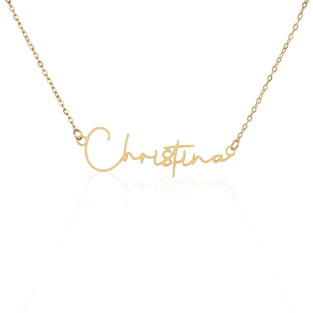 PoshShimmer™ Signature Name Necklace | Personalized Jewelry for Every Occasion