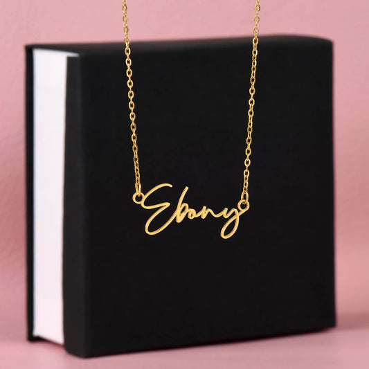 PoshShimmer™ Signature Name Necklace | Personalized Jewelry for Every Occasion