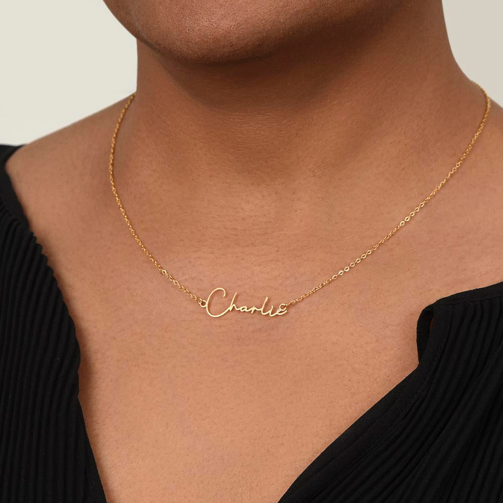 PoshShimmer™ Signature Name Necklace | Personalized Jewelry for Every Occasion