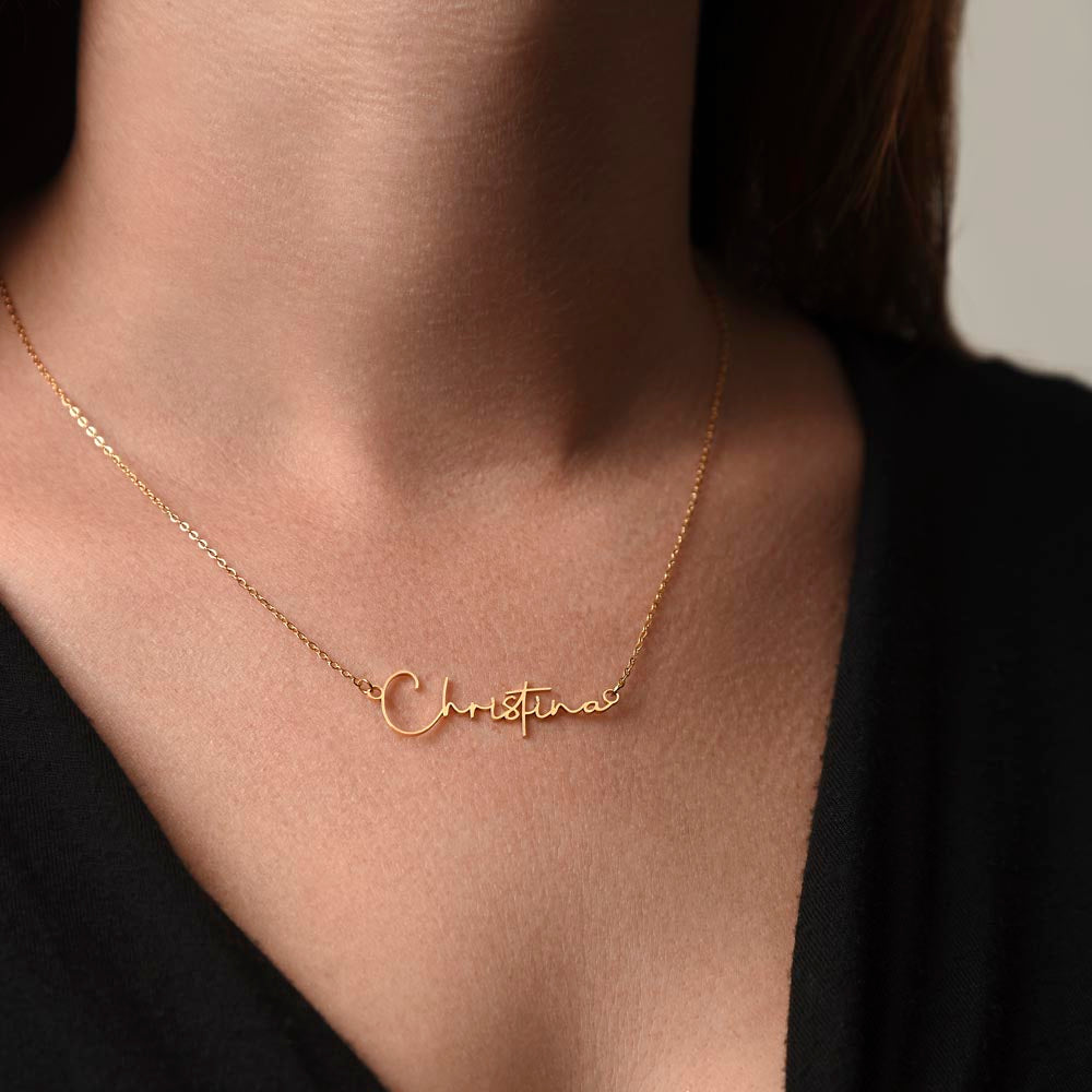 PoshShimmer™ Signature Name Necklace | Personalized Jewelry for Every Occasion