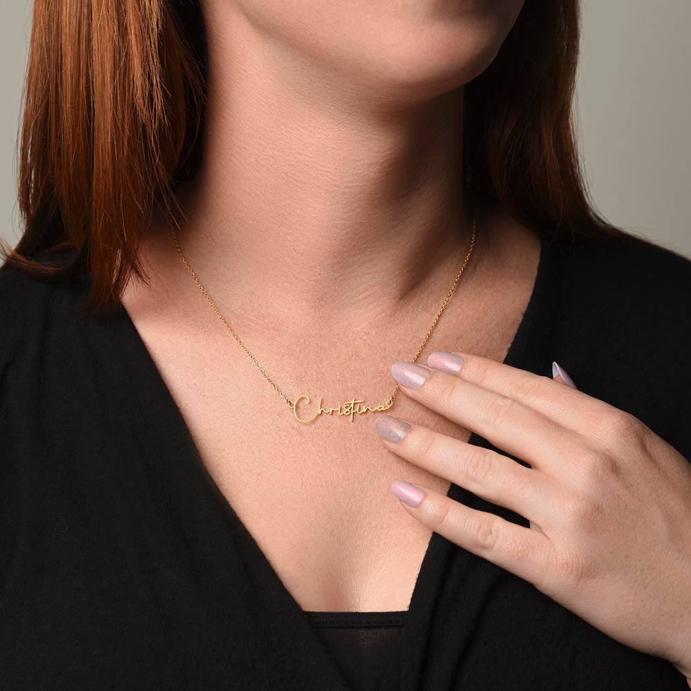 PoshShimmer™ Signature Name Necklace | Personalized Jewelry for Every Occasion