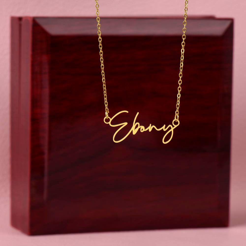 PoshShimmer™ Signature Name Necklace | Personalized Jewelry for Every Occasion