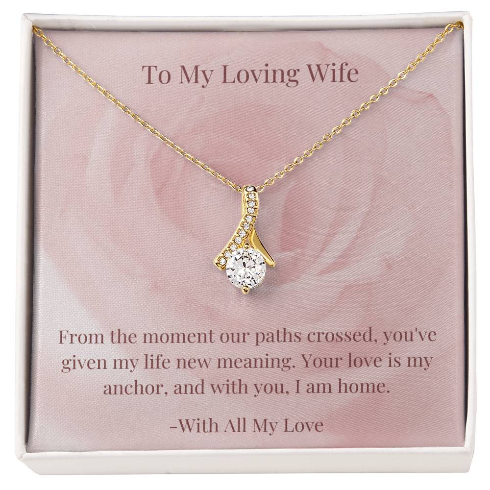 PoshShimmer™ Alluring Beauty Necklace with Sweetest Devotion Bouquet | A Gift to Cherish