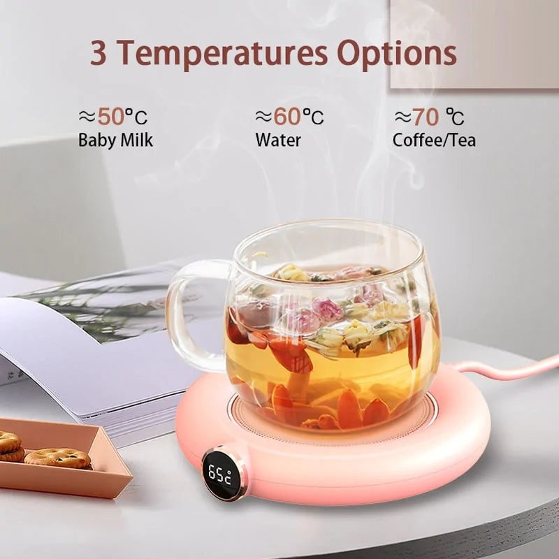 PoshEssentials™ Smart Mug Warmer | Keep Your Drinks Warm All Day