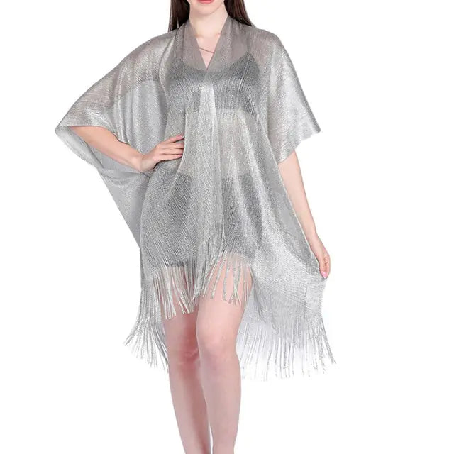 PoshSands™ Women's Tassel Beach Cover-Ups | Flirty Charm Meets Beachside Sophistication